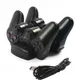 Dual Charging Holder Dock Charger Stand +USB Power Cable Cord for Playstation Dualshock 3 PS3
