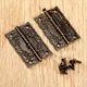 2pcs Cabinet Door Furniture Hinge 36*23mm Jewelry Wood Boxes Decorative Hinges Furniture Fittings
