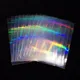 50PCS/Bag Laser Dots Grid Card Sleeves For Flashing Idol Card Film Protector Holographic Foil Tarot