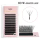 8D-W Shaped Eyelash Extension Two Tips 4D W Shape Lashes Extension 8D Premade Volume Fan High