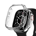 Case cover For Apple Watch series 8 7 49mm 45mm/41mm 44mm/40mm 44 45 mm All-around Clear frame