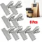8pcs Set Metal Chip Bag Clips Stainless Steel Home Kitchen Food Snack Clips Moisture-proof Household