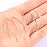 New V-shaped Earring French Earring Hooks Findings Ear Hook Wire Settings Base Settings For Jewelry