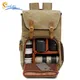 Waterproof Camera Bag Backpack Large Capacity Photo Bag Batik Canvas Camera Lens Bag for Canon Nikon