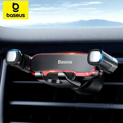Baseus Car Phone Holder for Car Air Vent Mount Cell Phone Support Phone Holder Stand for iPhone