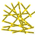 10M Construction Birthday Favors Yellow Caution Tape Truck Birthday Party Decorations PE Festival