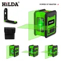 HILDA Laser Level Meter 2-Lines Cross Green Level Laser Horizontal & Vertical Nivel Laser