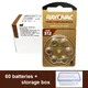 60x Rayovac Peak Hearing Aid Batteries 312 A312 P312 PR41 UK 1.45v Zinc Air Battery for ITC HSE