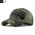 NORTHWOOD Camouflage Men's Baseball Cap With Mesh Summer Snapback Hat Outdoor Breathable Camo Army