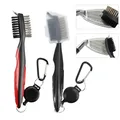 Golf Cleaning Brush For Club With Carabiner Groove Sharpener Cleaner Multi Style Drop Ship