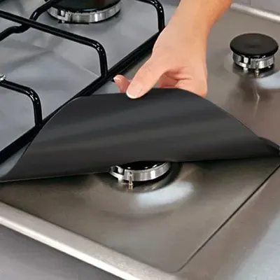 1/4PC Stove Protector Cover Liner Gas Stove Protector Gas Stove Stovetop Burner Protector Kitchen
