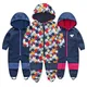 Children's ski suits soft shell children's jumpsuits boys and girls jumpsuits warm waterproof