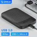 ORICO 2.5" Inch SATA SSD External Case USB 3.0 HDD Drive Enclosure Type C 5Gbps 6Gbps USB3.0 Hard