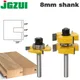 2pc 8mm 1/4Shank Tongue & Groove Router Bit Set - Large Stock up to 1-1/4" Woodworking cutter Tenon
