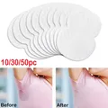 50pcs White Underarm Pads Dress Clothing Perspiration Deodorant Pads Women Men Armpit Care Sweat