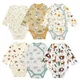 0-24 Months Baby Bodysuit Long Sleeve Printed Autumn Spring Newborn Onesie Infant Boys Clothes Baby