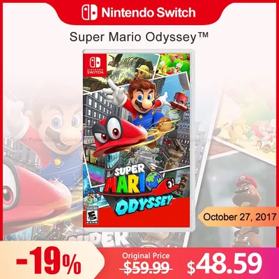 Super Mario Odyssey Nintendo Switch Game Deals 100% Official Original Physical Game Card Action