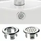 1PC Kitchen Sink Basin Plug Hole Overflow Ring Mesh Hollow Ring Bathroom Wash Basin Round Sink Basin