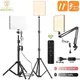 LED Fill Lamp Video Light Panel Bi-color 2700k-5700k Photography Lighting Live Stream Photo Studio