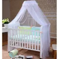 Baby Canopy Infant Toddler Bed Dome Cot Mosquito Netting Hanging Bed Net Mosquito Bar Frame
