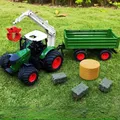 Children's Farmer Car Farm Tractor Inertia Toy Car Model Transport Trailer Engineering Vehicle