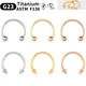 1PC G23 Titanium Nose Rings Piercings Lip Eyebrow Ear Septum Helix Cartilage Septum Body Jewelry