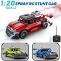 1:20 Rc Car Remote Control Racing Car with Light Smoke Spray Electric Car Remote Control Drift Toys