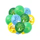 Cartoon Dinosaur Children's Birthday Party Supplies Jungle Safari Dino Banner Balloon Cake Decor