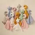 Baby Cotton Muslin Comforter Blanket Soft Star Newborn Sleeping Dolls Cute Kids Sleep Toy Soothe