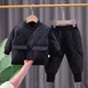 New Winter Autumn Baby Boys Clothes Full Sleeve Parkas Pants 2pcs/Set Cotton Warm Ski Suit Children