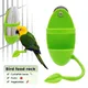 Parrot Food Feeder Bird Perching Frame Fun Bird Cage Feeder Parrot Feeding Toy Plastic Pet Feeding