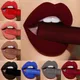 QIBEST Brand 34 Colors Liquid Lipstick Waterproof Matte Nude Lipstick Pigment Red Long Lasting Lip