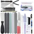 Model Building Tool Set 42 in 1 Combo Accessories Kit Cut Tweezers Pliers for Gundam Military Hobby