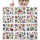 New Avengers Tattoo Stickers Disney Theme Waterproof Original Superhero Sticker Birthday Party