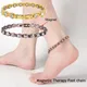 Arthritis Healthy Therapy Energy Hologram Germanium Copper Color Anklets Magnetic Crystal Bracelets