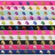 BRISTLEGRASS 2 Yard 5/8" 15mm Rainbow Unicorn Cat Bride Tribe Foil Print Fold Over Elastic FOE