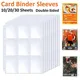 540 Pockets Game Holder Album Book Card Binder Sleeves Clear Double-Sided Pages Card Collections for