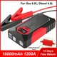 New 1200A Car Jump Starter 18000mAh Power Bank Petrol Diesel Car Battery Charger Starting For Auto