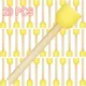 20pcs Round Sponges Brush Set Stencil Sponge Brushes DIY Painting Sponges Children Drawing Craft