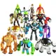 Bandai Genuine Ben Tennyson 10 Doll Monster Figure Toys Ben10 Omnitrix Table Ornaments Kids Gifts