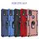 For ZTE Blade A51 2 In 1 Carbon Fiber Pattern Mobile Phone Case Armor Shockproof Anti-drop