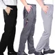 Men's Loose Chef Trousers Food Service Work Wear Stripe Kitchen Restaurant Uniform Cook Pant for Man