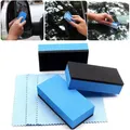 Car Ceramic Coating Sponge Applicator Glass Nano Wax Coat Applicator Pads Sponges Automobile Blue