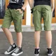 IENENS Summer Kids Baby Boys Jeans Clothes Cotton Shorts Pants Elastic Waist Short Trousers Children