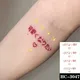 Red Japanese Cute Design Waterproof Temporary Tattoo Sticker Female Male Wrist Leg Fake Tattoo