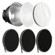 7'' Standard Reflector Diffuser Lamp Shade Dish + 10 20 30 40 50 degree Honeycomb Grid for Bowens