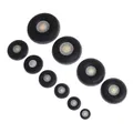2pcs for RC Airplane Replacement Parts PU Plastic Hub Tail Wheel Rubber Black white 1\" - 3.5\" Inch