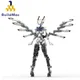 BuildMoc Angel Bunny Girl Mecha Building Blocks Set Wing Birdy Rabbit Female Robot Figures Bricks