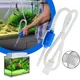 Aquarium Siphon Fish Tank Syphon Vacuum Cleaner Pump Semi-automatic Water Change Changer Gravel