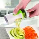 Portable Vegetable Spiralizer Slicer Handheld Peeler Stainless Steel Spiral Slicer for Potatoes